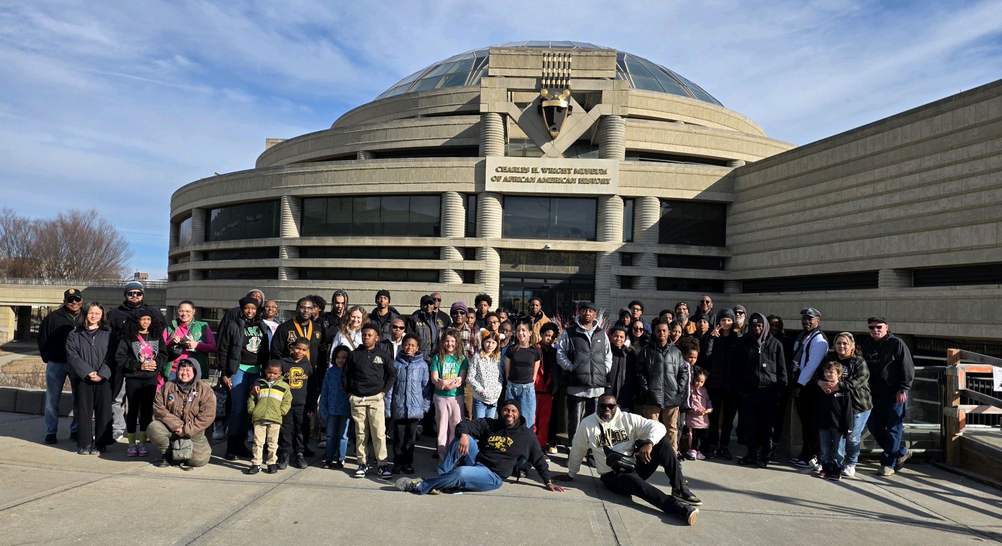 Charles H. Wright Museum Tour group photo